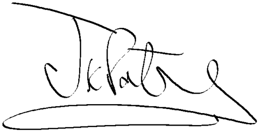 Jaimin Patel's signature